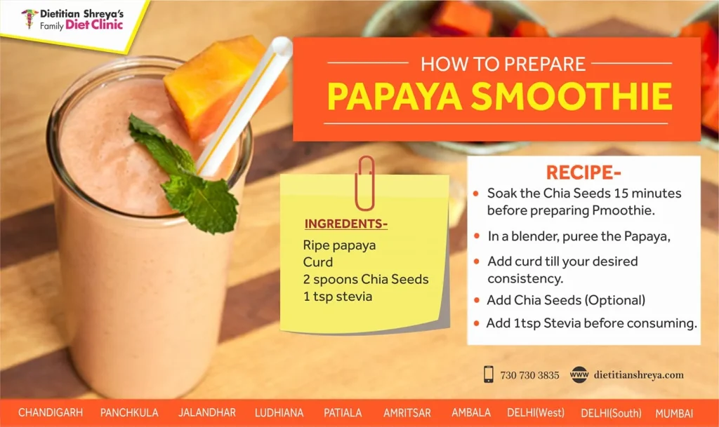 Papaya Smoothie A Creamy Delight for Every Food Lover