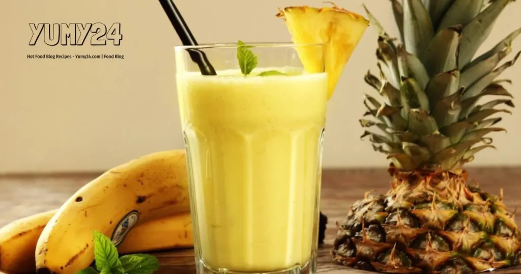 Pineapple Smoothie: Refreshing Tropical Flavor in Every Sip