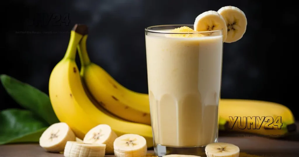 Banana Smoothie with Cardamom Sweet, Spicy, and Healthy.