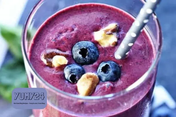 Low-Calorie Blueberry Smoothie A Nutritious Drink Food