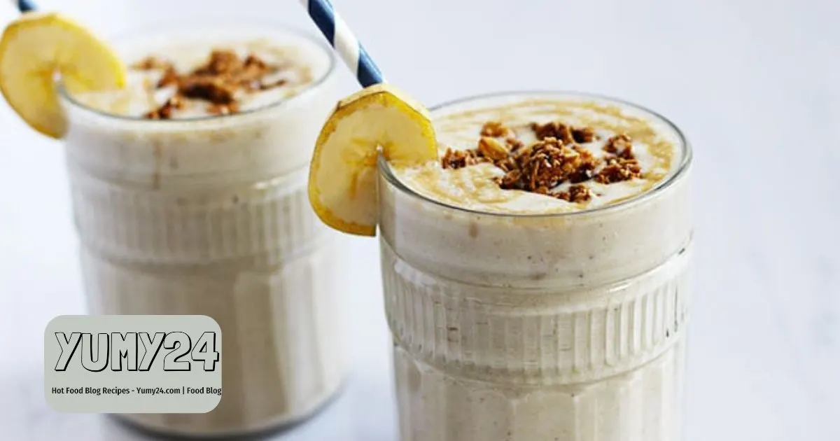 Creamy Banana Tahini Smoothie Recipe | yumy24.com