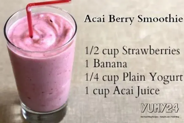 Acai and Berry Smoothie | yumy24.com