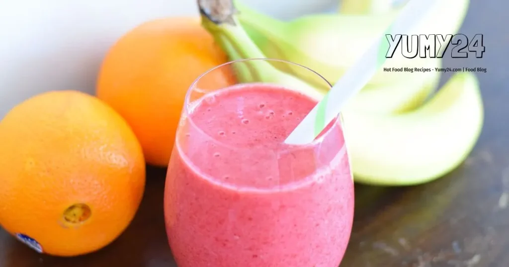 Tropical Raspberry Smoothie Recipe for Summer | yumy24.com