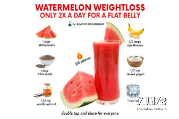 Watermelon Smoothie Refreshing Delight for Every Food Lover