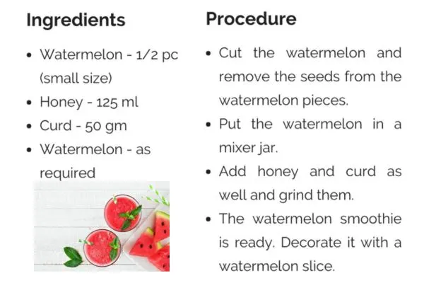 Watermelon Smoothie Refreshing Delight for Every Food Lover