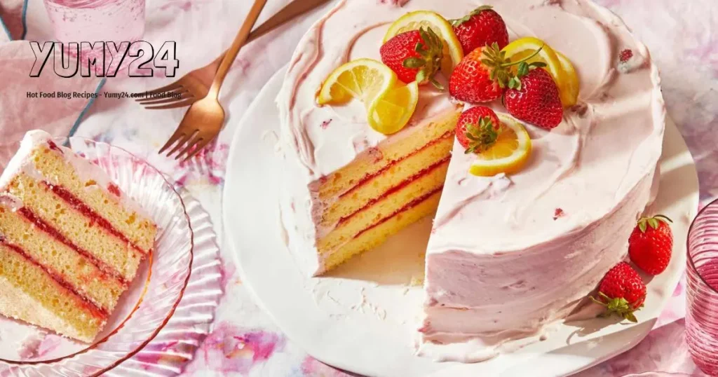 Lemon-Strawberry Cakes Recipe A Sweet and Tangy Treat 2024