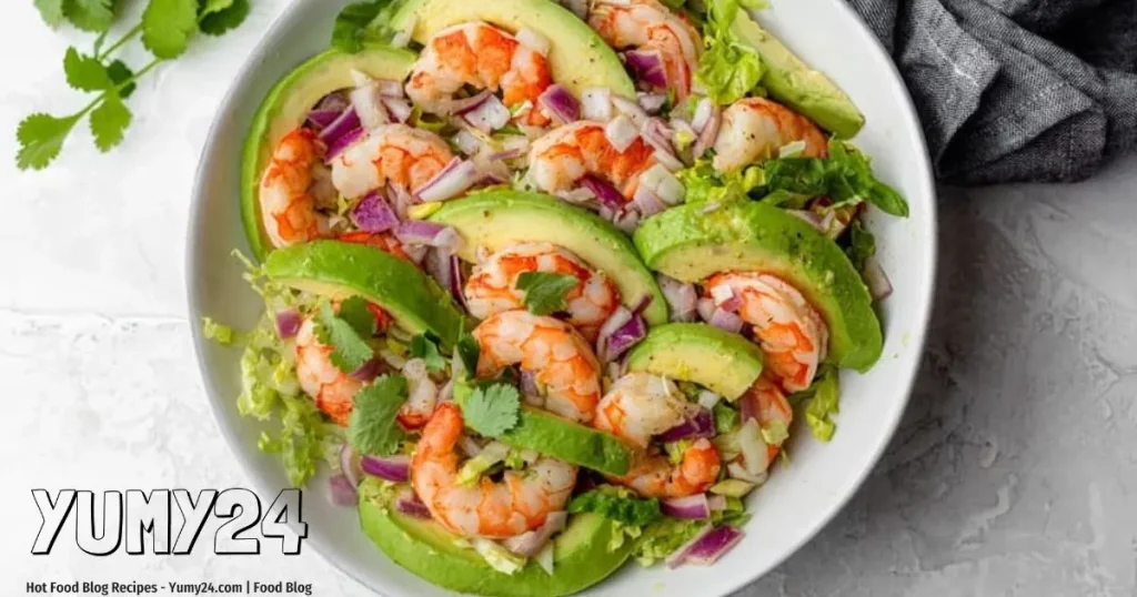 Basil Avocado Shrimp Salad Wraps Sweet Potato Chips Yumy24