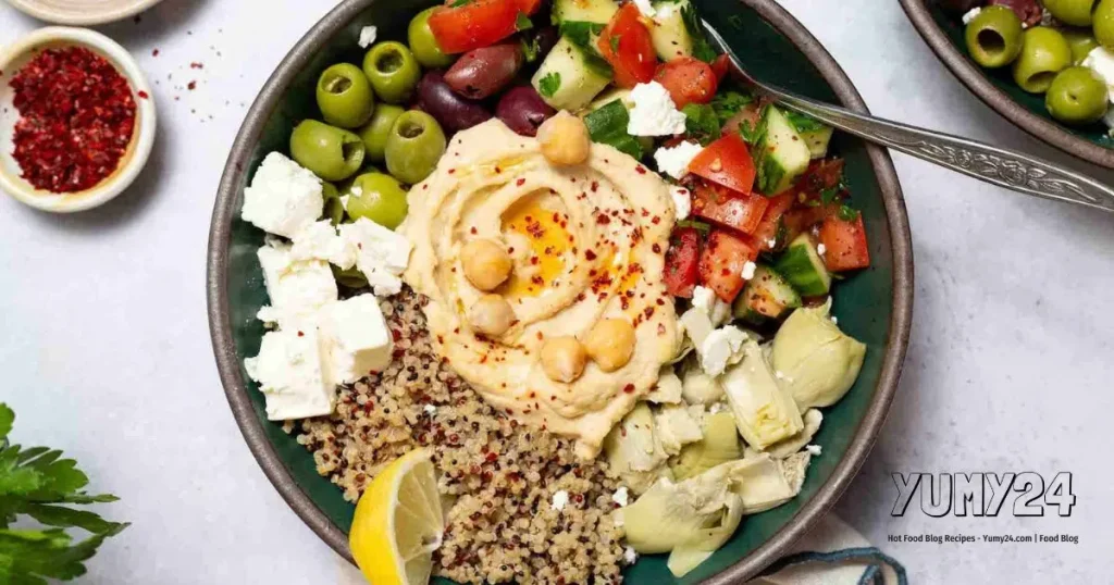 Healthy and Delicious Mediterranean Bowl Recipe | Yumy24.com