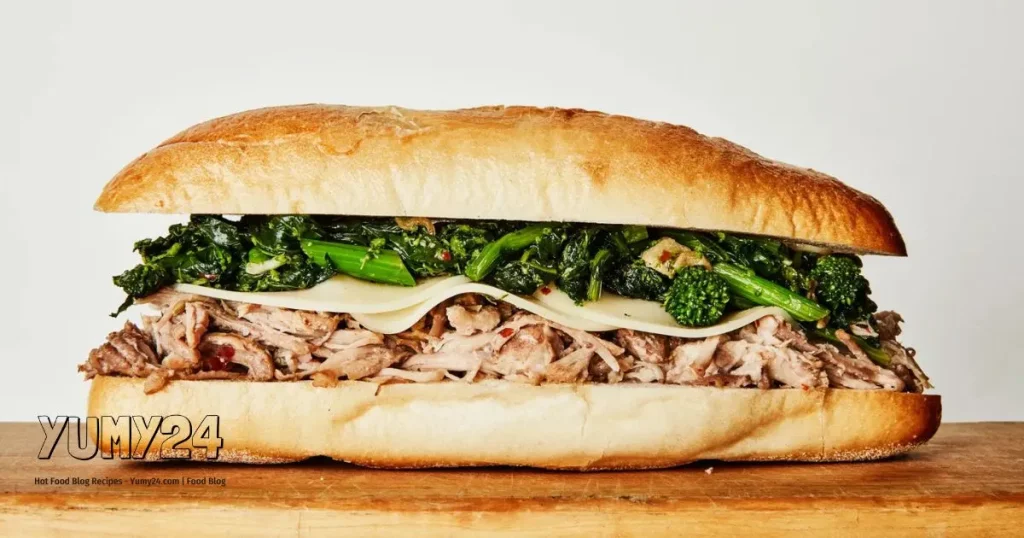 Philadelphia Roast Pork Sandwich of brotherly love yumy24