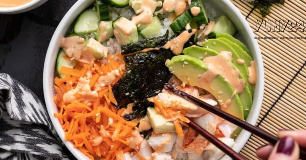 Easy Quick Sushi Bowl Recipe Healthy Bowls At Yumy24.com