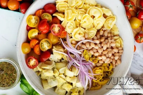 Tortellini Salad An Exquisite Healthy Bowl At Yumy24.com