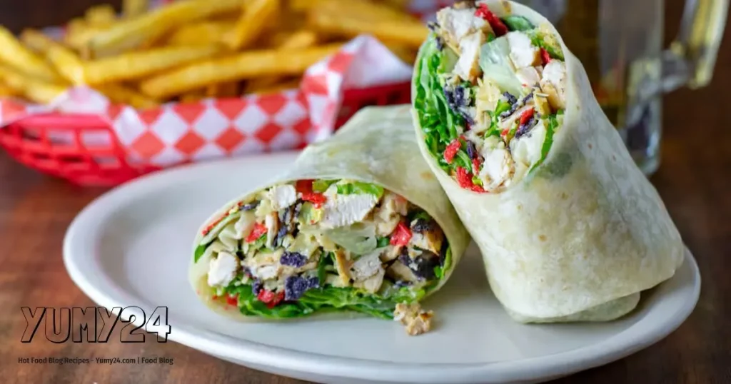 Chicken Caesar Wrap Recipe Healthy & Delicious Wraps yumy24