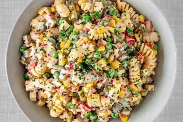 Vegan Dairy-Free Creamy Pasta Salad Recipe At Yumy24 Recipe