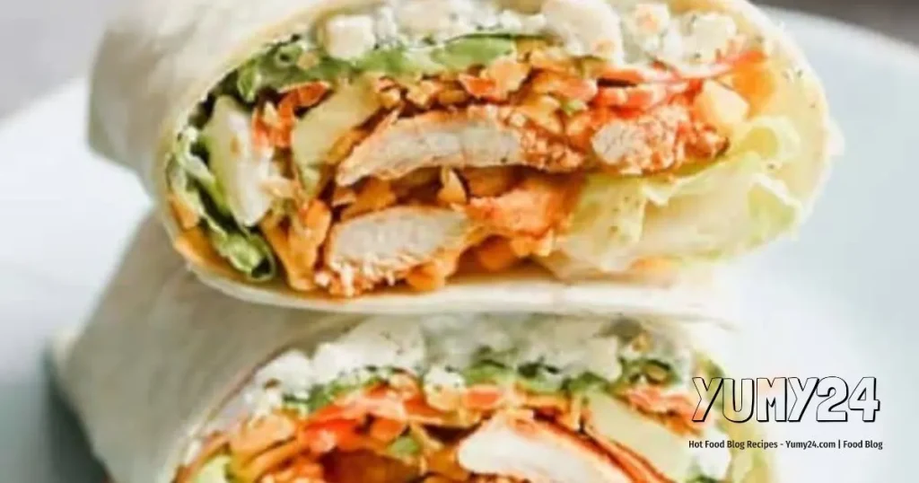 Honey Buffalo Chicken Wraps Recipe Sweet & Spicy Wrap yumy24