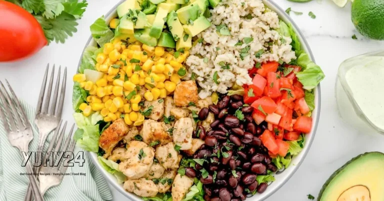 Easy and Healthy Burrito Bowl Recipe | Yumy24.com 2024