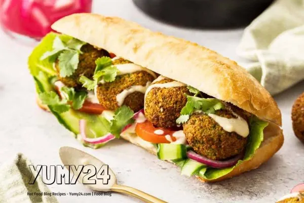 The Healthy Roasted Vegetable Baked Falafel Wraps Recipe