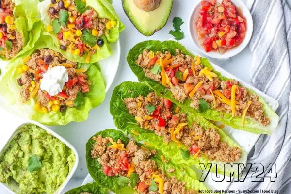 Turkey Taco Lettuce Wraps Recipe Low-Carb & Delicious yumy24