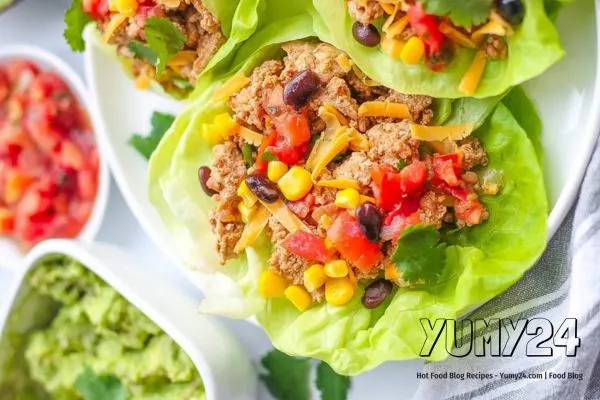 Turkey Taco Lettuce Wraps Recipe Low-Carb & Delicious yumy24