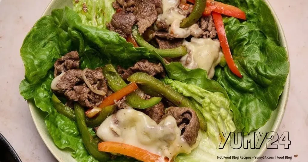 Low-Carb Philly Cheesesteak Lettuce Wraps Scream Recipe