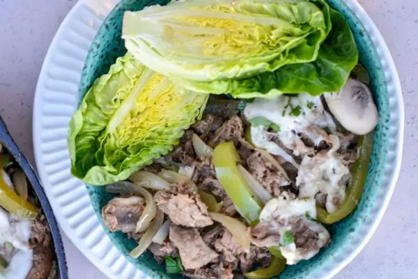 Low-Carb Philly Cheesesteak Lettuce Wraps Scream Recipe